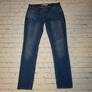 Levi 524 Straight Women's Blue Jeans Size 7 28W By 32L